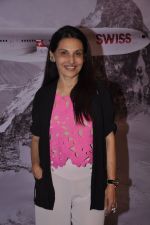 Model at Narendra Kumar Ahmed launches his Swiss calendar in Trident, Mumbai on 25th July 2014